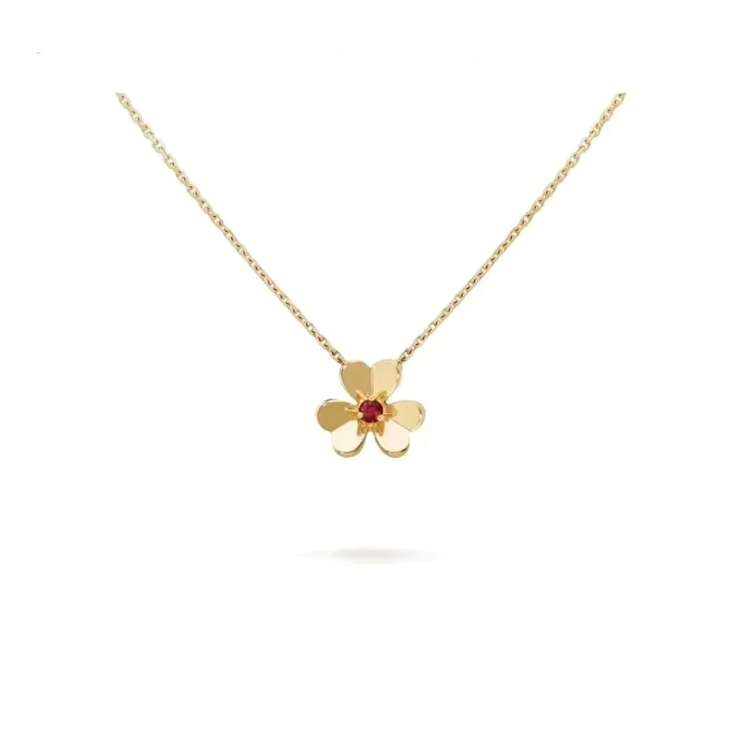 [Triumph Jewelry]FRIVOLE GOLD FLOWER NECKLACE