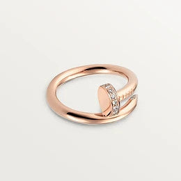 [Triumph Jewelry]JUSTE RING 2.65MM PINK GOLD DIAMOND