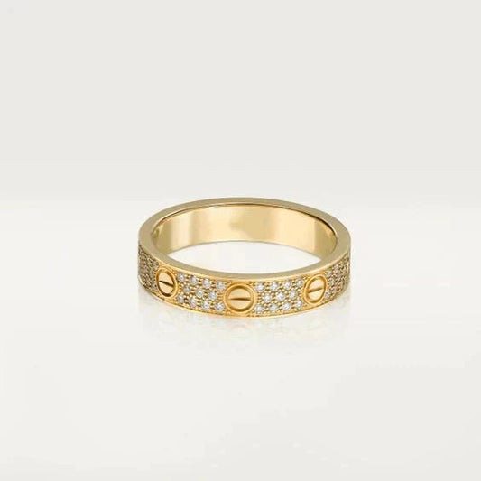[Triumph Jewelry]LOVE RING 3.6MM DIAMOND PAVED