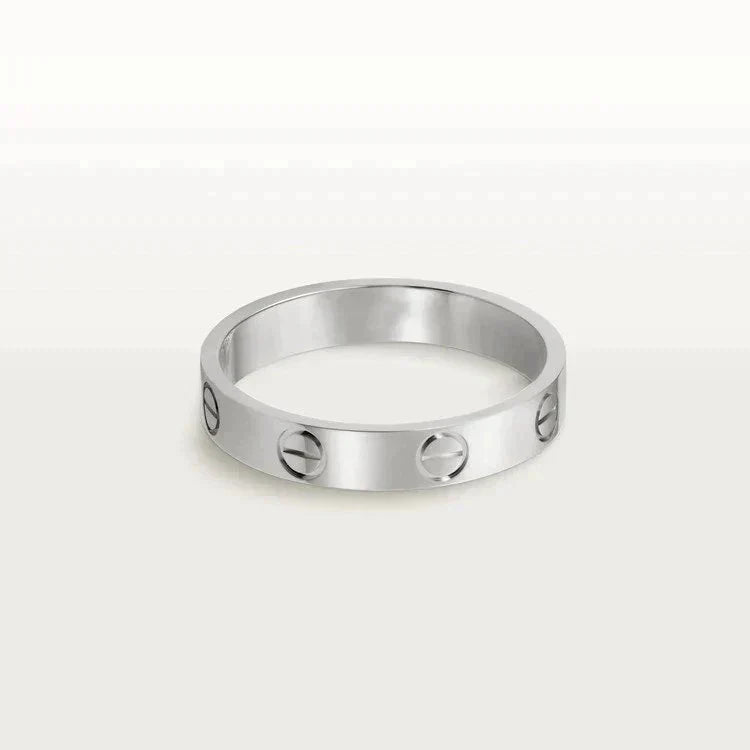 [Triumph Jewelry]LOVE RING 4MM 1 DIAMOND SILVER