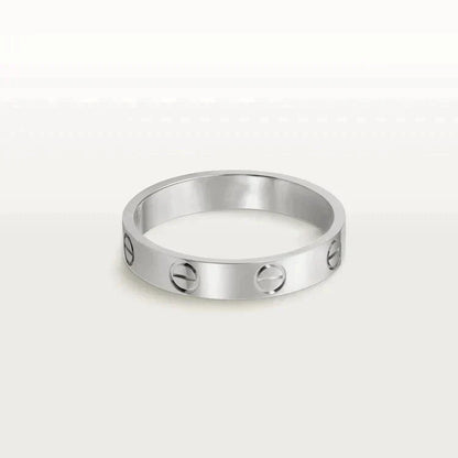 [Triumph Jewelry]LOVE RING 4MM 1 DIAMOND SILVER